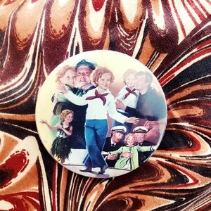 Shirley Temple "Captain January" Collectible Button